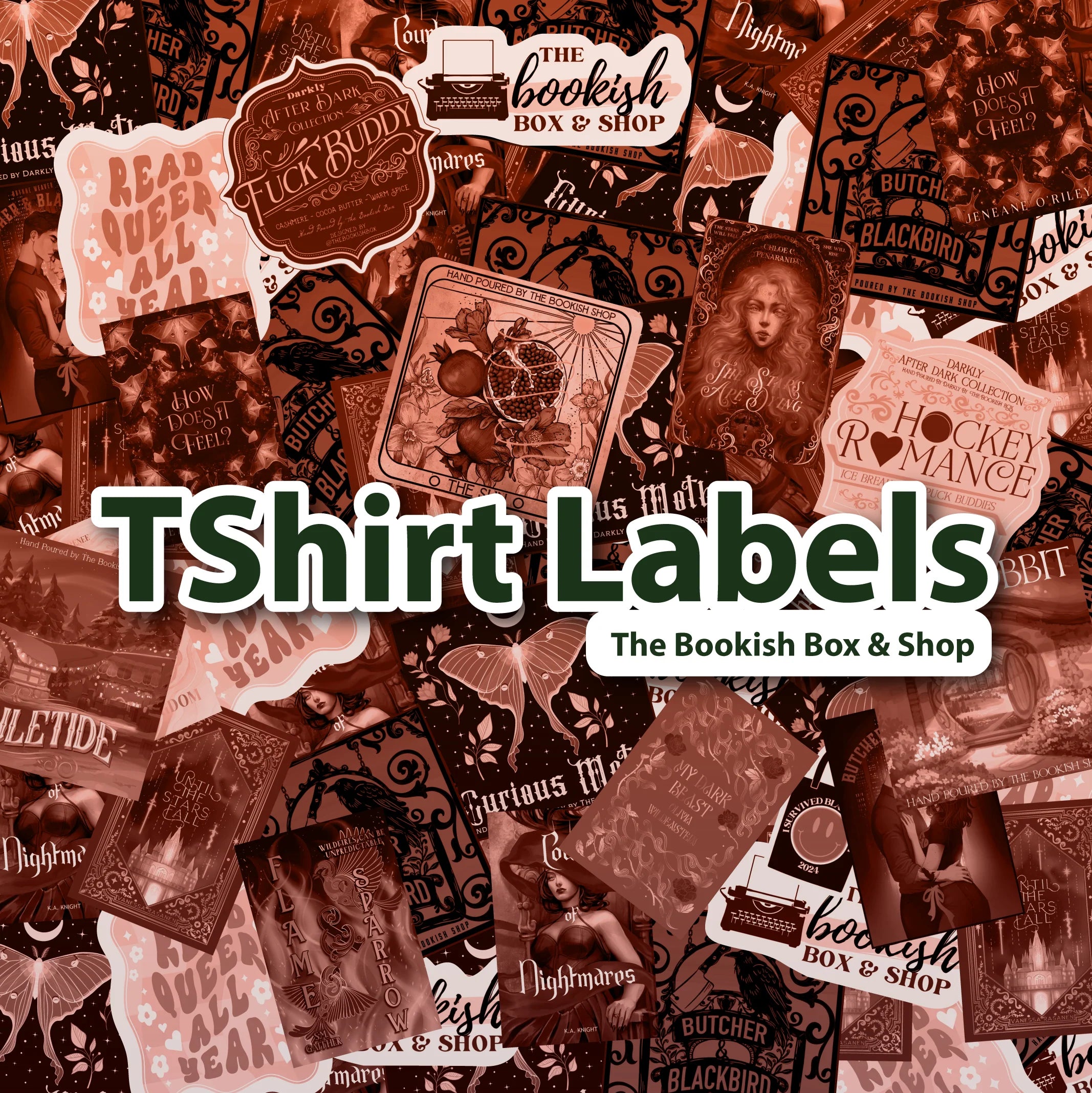The Bookish Box TShirt Tags