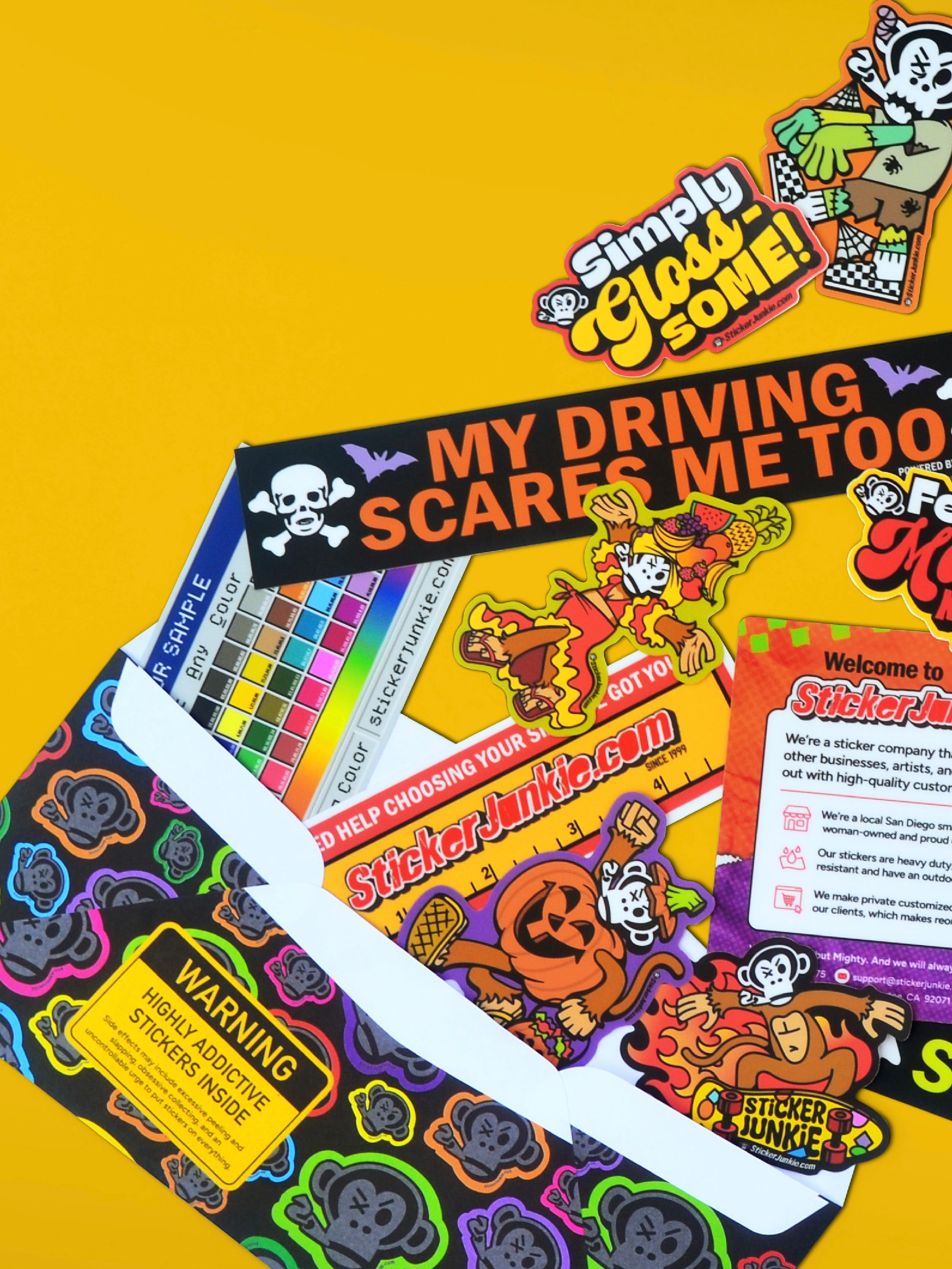 Sample Sticker Pack - Ships Free! – StickerJunkie.com