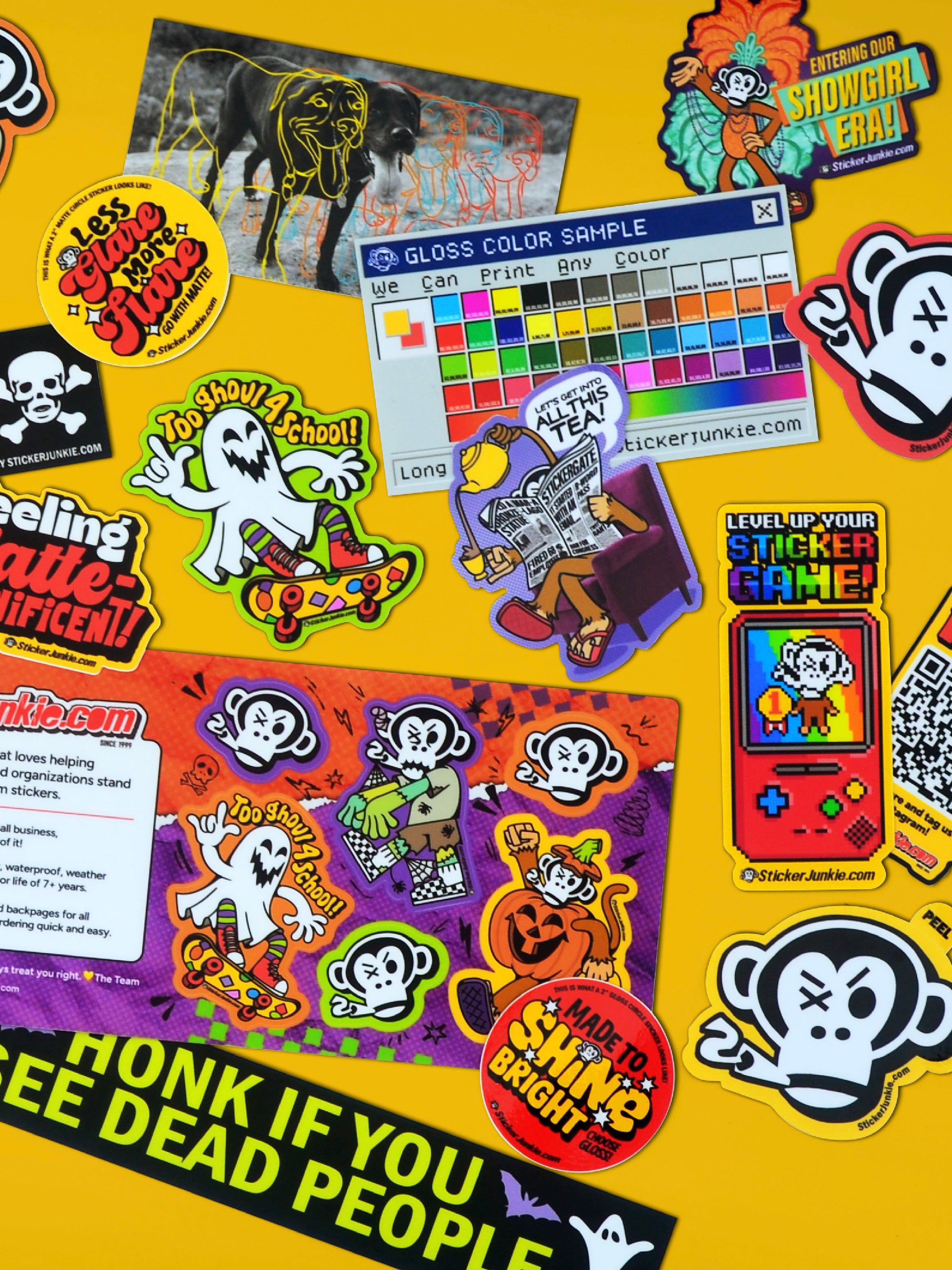 Sample Sticker Pack - Ships Free! – StickerJunkie.com