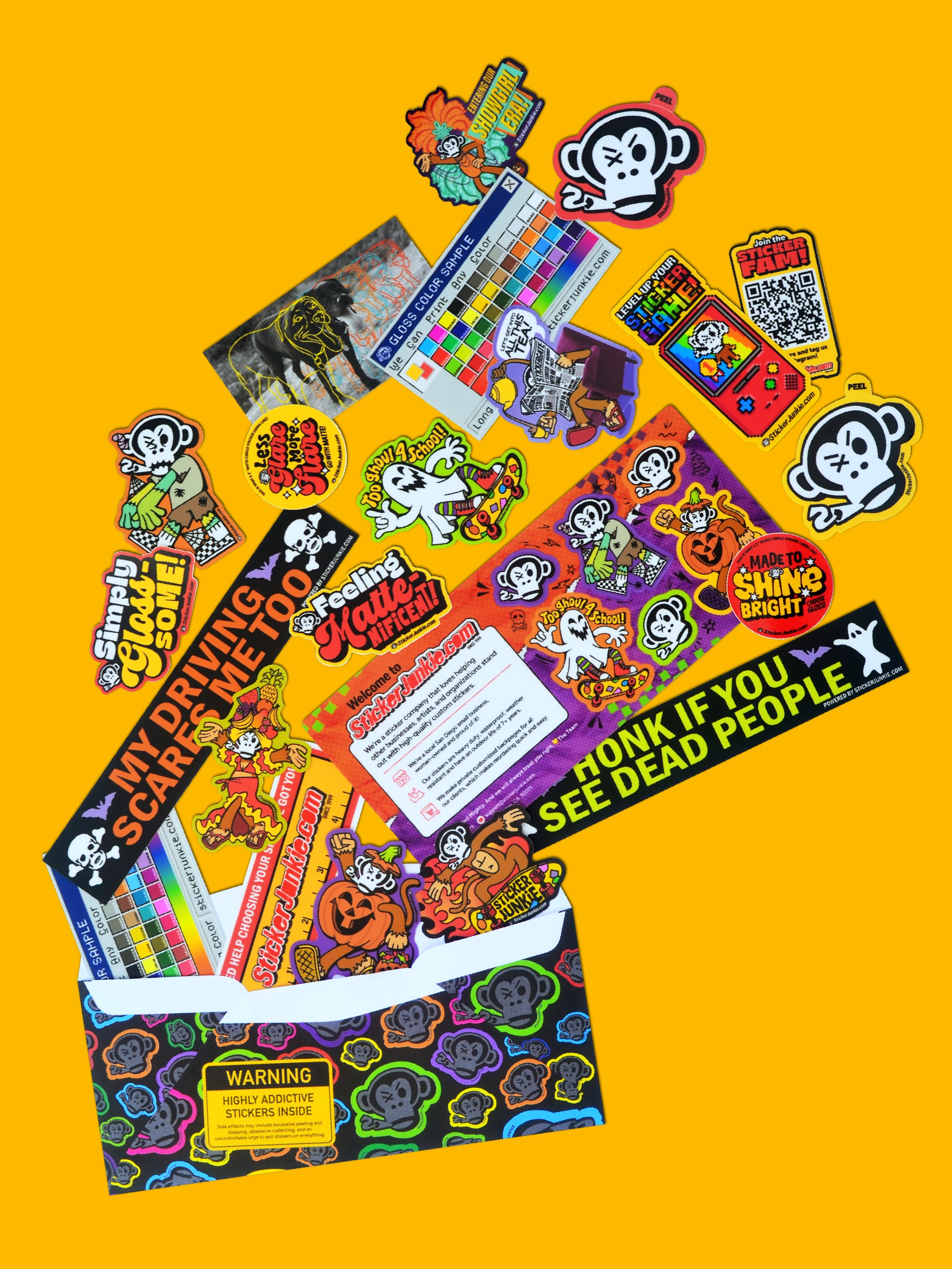 Sample Sticker Pack - Ships Free! – StickerJunkie.com