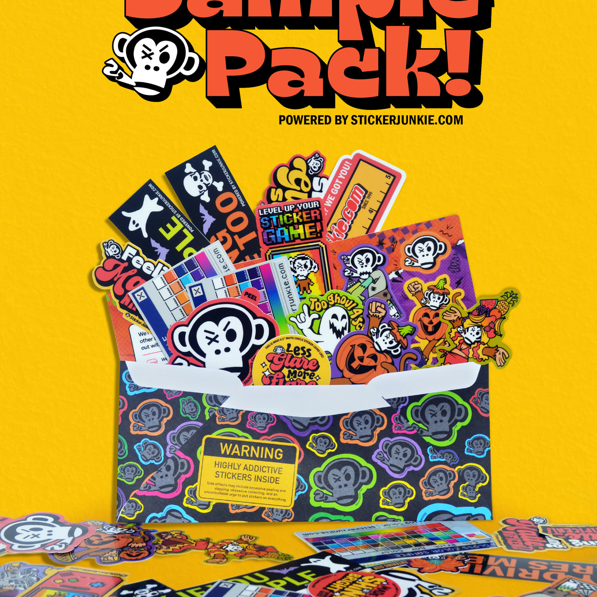 Sample Available Sticker Sample Sticker Pack - Ships Free! – StickerJunkie.com