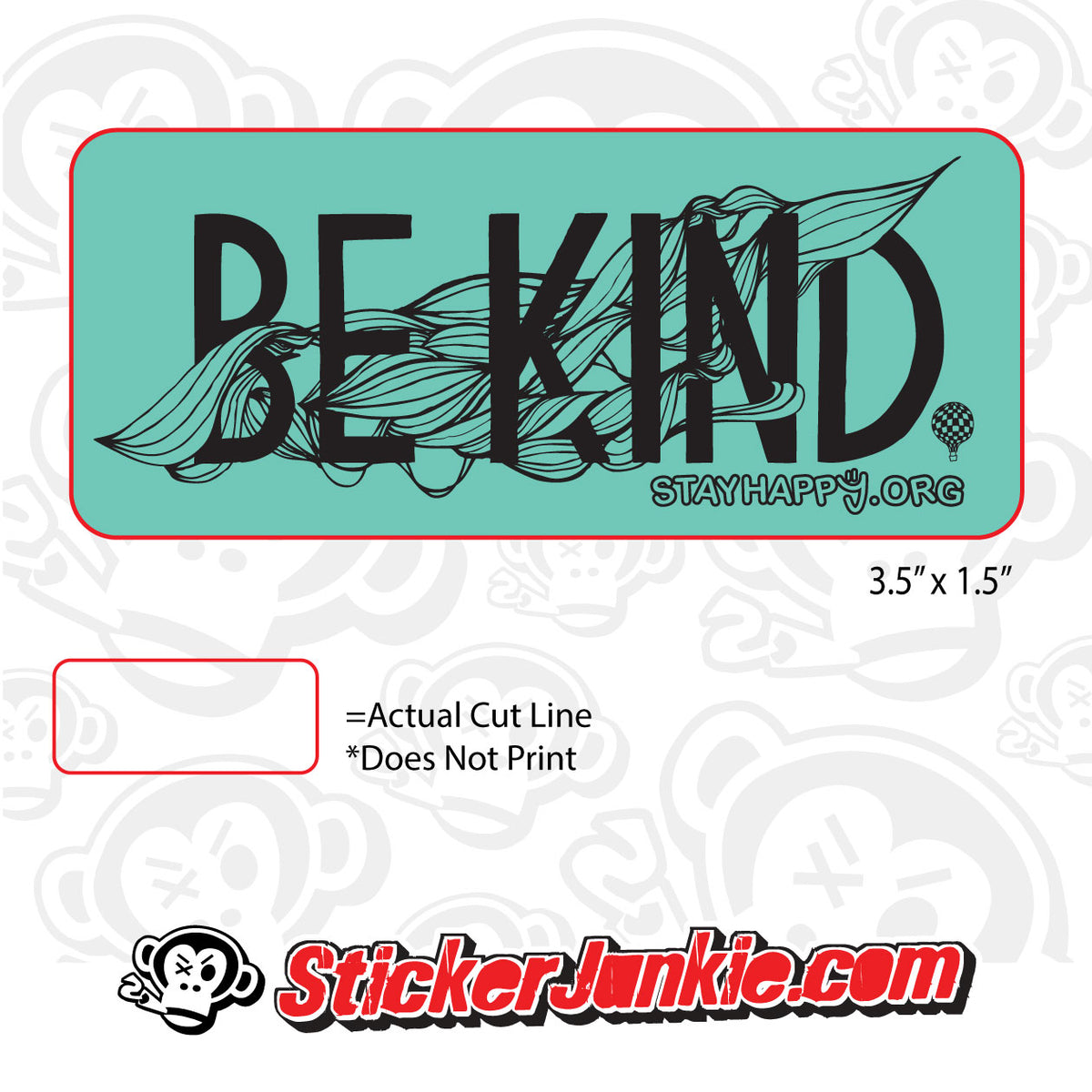 Stay Happy – StickerJunkie.com