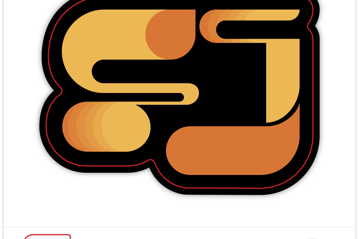 SJ Records Logomark Die Cut - Monkey Studios 2.5x1.8" – StickerJunkie.com