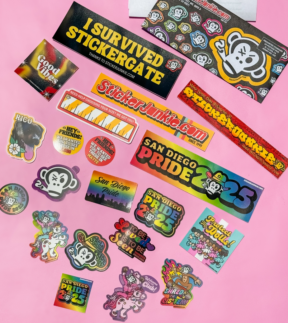 Sample Sticker Pack - ships free! – StickerJunkie.com