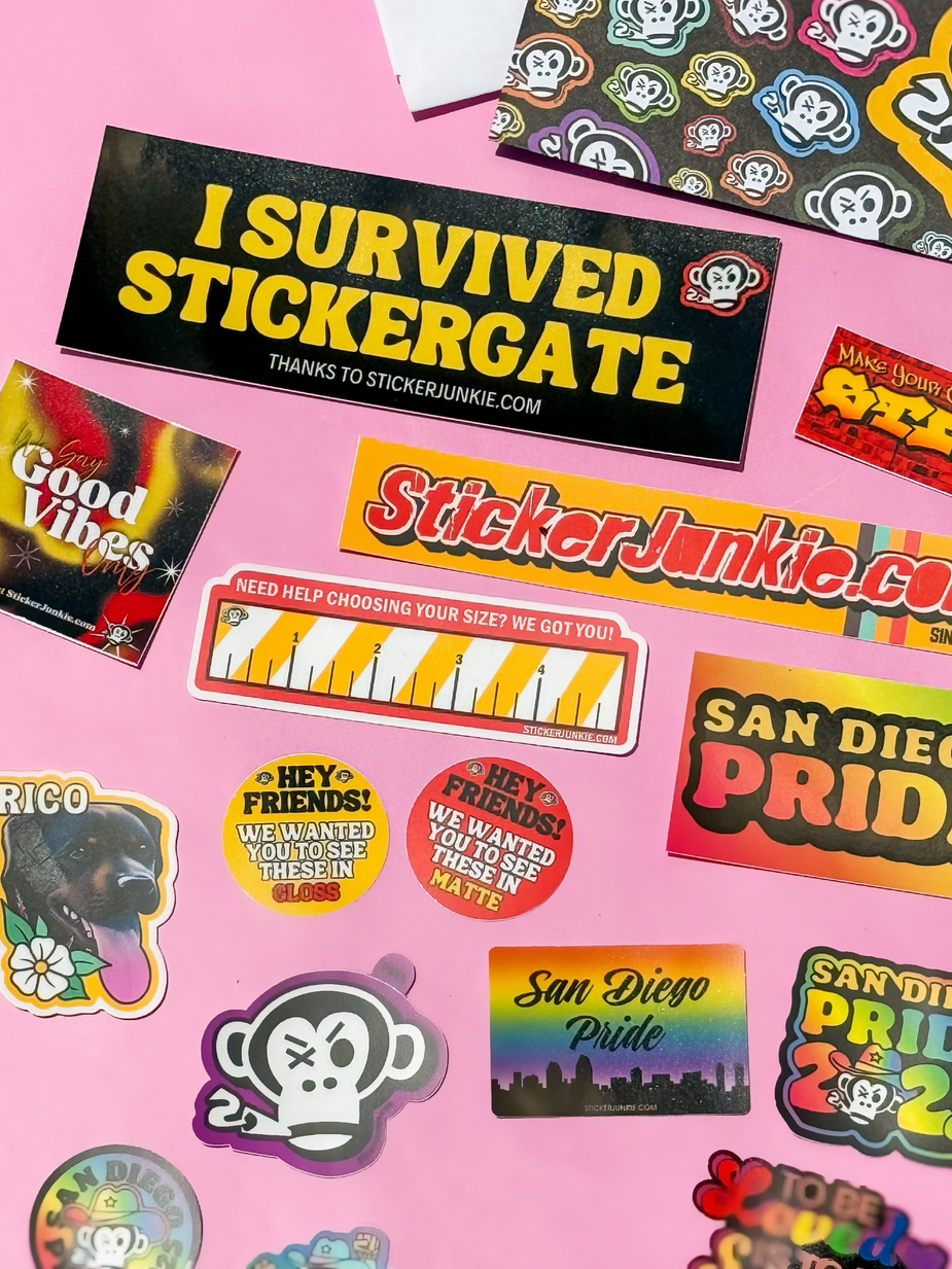Sample Sticker Pack - ships free! – StickerJunkie.com