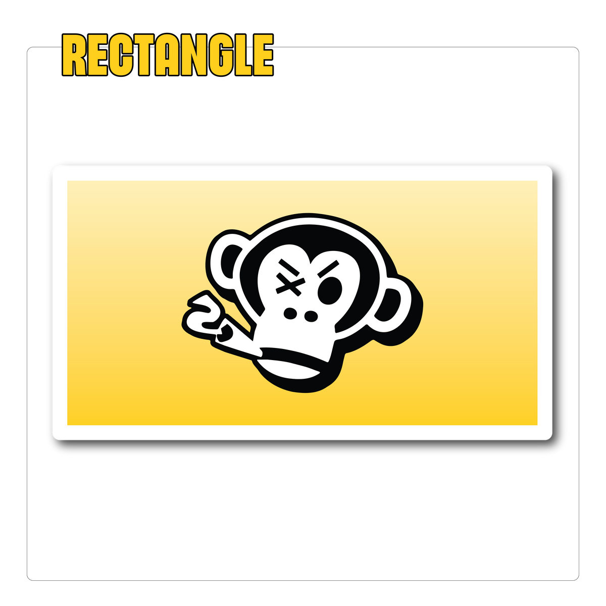 Rectangular Now With Sticker RECTANGLE STICKERS – StickerJunkie.com