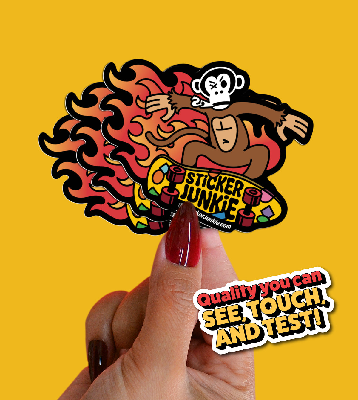Cap Sticker Text Sampe Sample Sticker Pack - Ships Free! – StickerJunkie.com