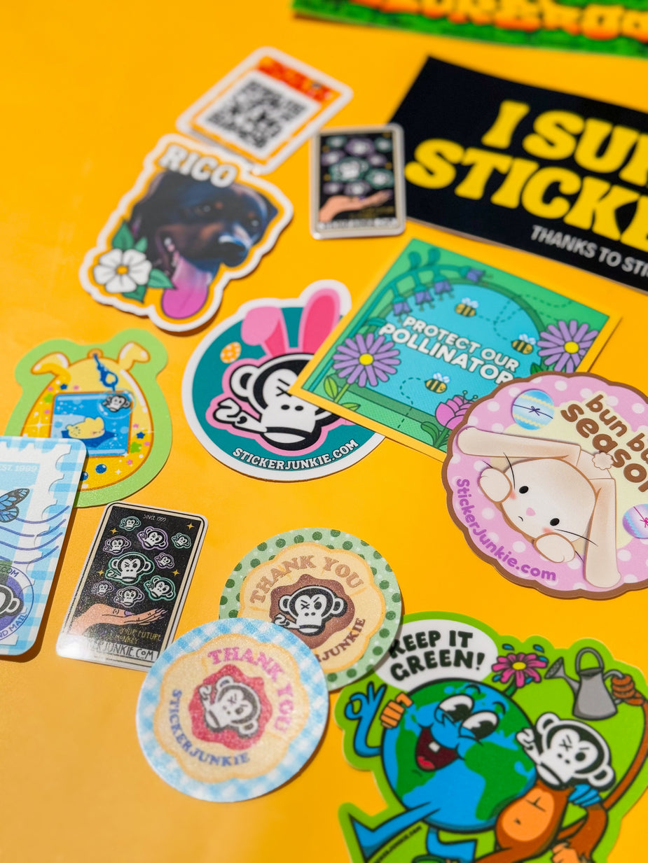 Sample Sticker Pack - ships free! – StickerJunkie.com