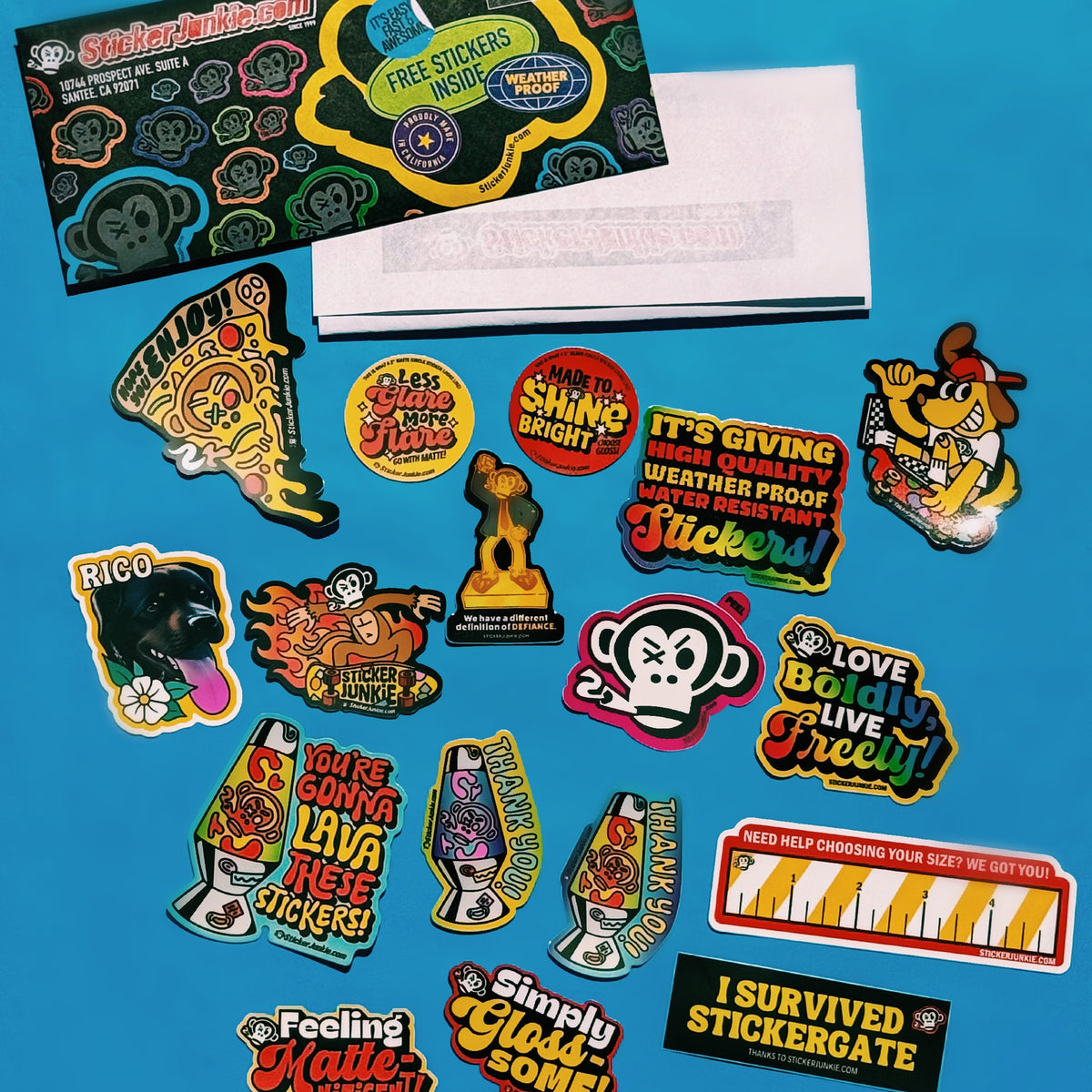 Sample Sticker Pack - ships free! – StickerJunkie.com